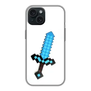 Чохли для iPhone 14 (Персонажі МайнКрафт) (Меч)
