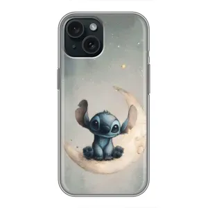 Чехол с рисунком Стич для iPhone 14 (Милый Стич)