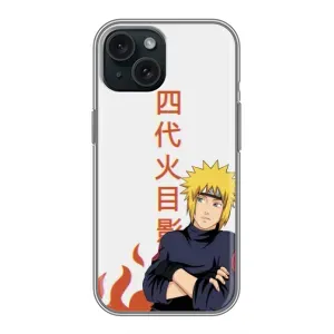 Чехол с персонажами АНИМЕ на iPhone 14 (Минато Намикадзэ)