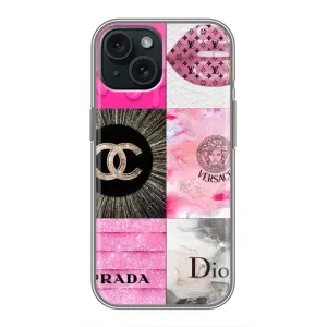 Чехол (Dior, Prada, YSL, Chanel) для iPhone 14 (Модница)