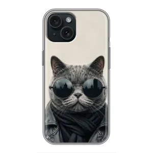 Чохол на тематику: Коти для iPhone 14 (Модний кіт)