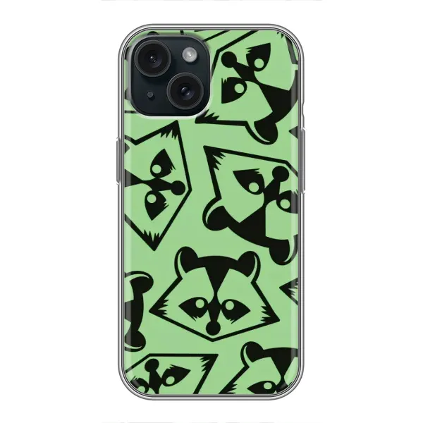 Чехол с рисунком «Мордочки Енота» для iPhone 14 Чехол с рисунком «Мордочки Енота» для iPhone 14