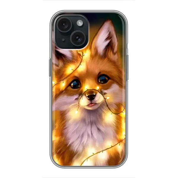 Чохол з малюнком «Новорічне лисеня» для iPhone 14