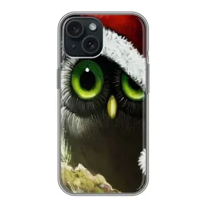 Чохли з принтом СОВИ для iPhone 14 (Новорічна Сова)
