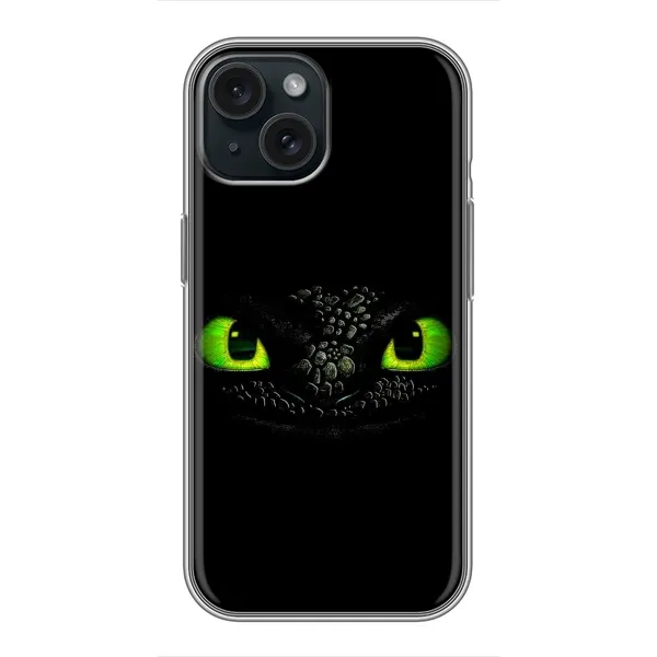 Чехол с рисунком «Глаза Беззубика» для iPhone 14