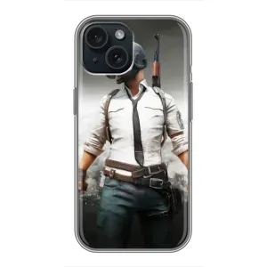 Чохол з картинкою "Герой Pubg" на iPhone 14 (Пабг)