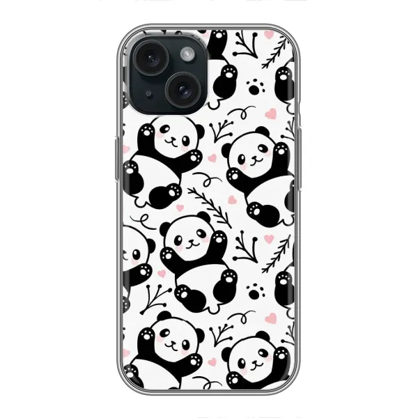 Чехол с рисунком «Пандочки» для iPhone 14 Чехол с рисунком «Пандочки» для iPhone 14
