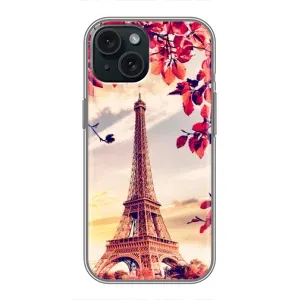 Чехол с Эйфелевой башней на iPhone 14 (Paris photo)