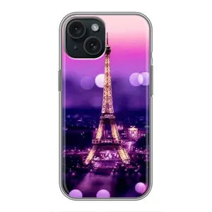 Чехол с Эйфелевой башней на iPhone 14 (Париж башня)