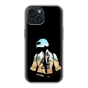 Чохол з картинкою "Герой Pubg" на iPhone 14 (Пубг мен)