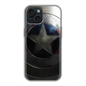 Чохол с Щітом Капітана Америки на iPhone 14 (Ретро Щит Капітана)