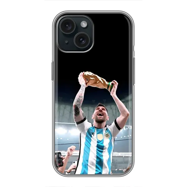 Чехол с рисунком «Счастливый Месси» для iPhone 14