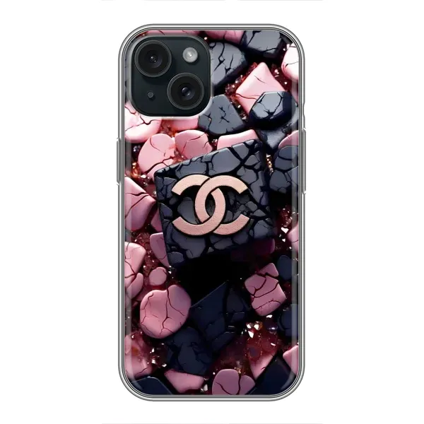 Чехол с рисунком «Шанель» для iPhone 14