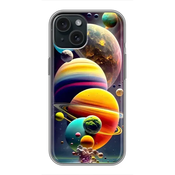 Чохол з малюнком «Сонячна система» для iPhone 14 Чохол з малюнком «Сонячна система» для iPhone 14