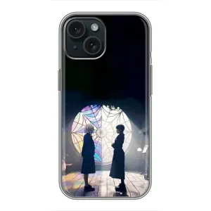 Чехлы с принтом Уэнсдей на iPhone 14 (Уэнсдей и Энди)