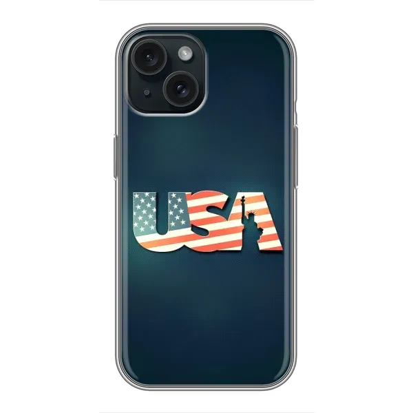 Чехол с рисунком «USA» для iPhone 14