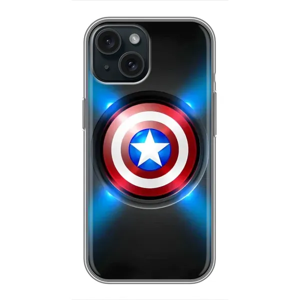 Чехол с рисунком «Яркий Щит Капитана» для iPhone 14 Чехол с рисунком «Яркий Щит Капитана» для iPhone 14