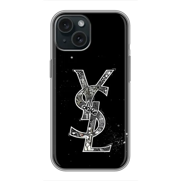 Чехол с рисунком «YSL» для iPhone 14