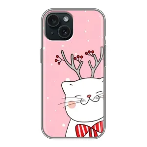 Чохол на тематику: Коти для iPhone 14 (Зимовий кіт)