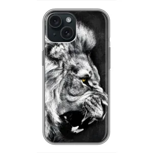 Чохол з картинкою на iPhone 14 (Злий Лев)