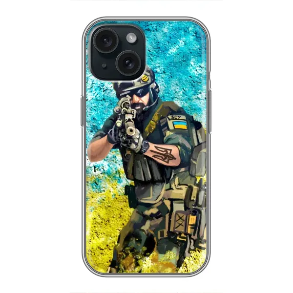 Чехол с рисунком «ЗСУ Воин» для iPhone 14 Чехол с рисунком «ЗСУ Воин» для iPhone 14