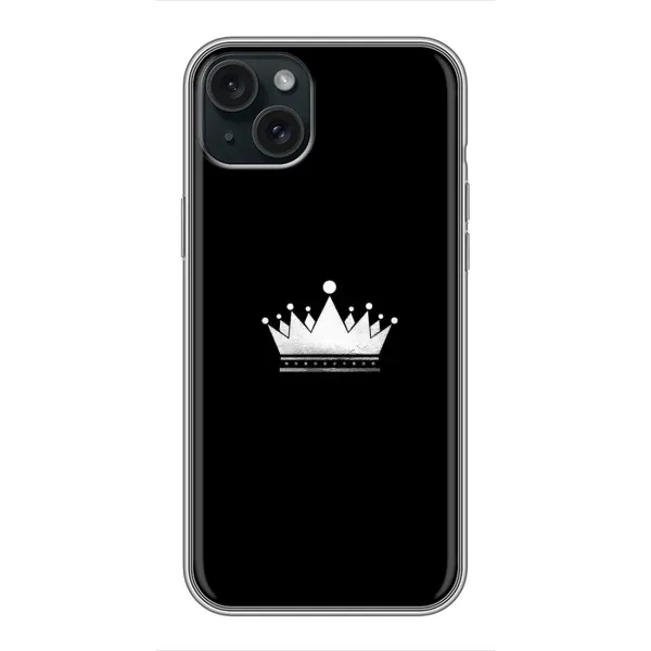 Чехол с рисунком «Белая корона» для iPhone 14 Plus