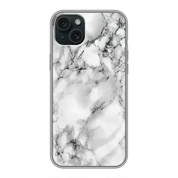 Чехол с рисунком «Белый мрамор» для iPhone 14 Plus Чехол с рисунком «Белый мрамор» для iPhone 14 Plus