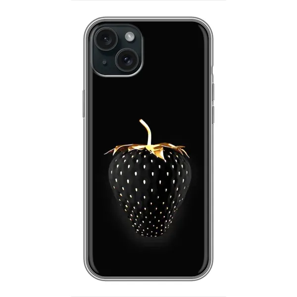 Чехол с рисунком «Чёрная клубника» для iPhone 14 Plus Чехол с рисунком «Чёрная клубника» для iPhone 14 Plus