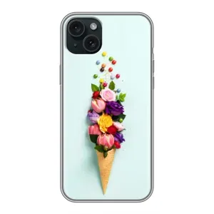 Чехлы с тематикой "ЦВЕТЫ" на iPhone 14 Plus (Цветок-мороженное)