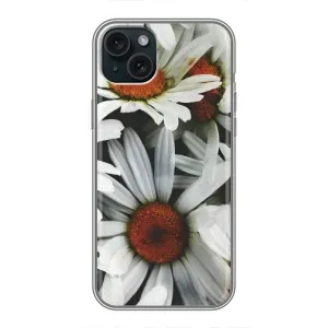 Чехол с ромашками на iPhone 14 Plus (Цветы Ромашки)
