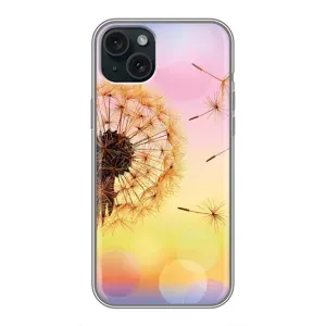 Силиконовый Чехол с одуванчиками на iPhone 14 Plus (Цветок-одуванчик)
