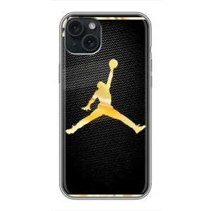 Силиконовый Чехол Nike Air Jordan на Айфон 14 Плюс (Джордан 23)