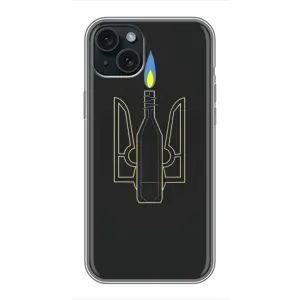 Чохол з картинкою (Патріотичний ГЕРБ) на iPhone 14 Plus (Герб - Молотова)