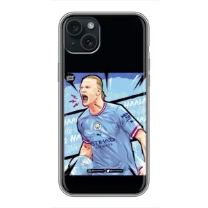 Чехлы с принтом для iPhone 14 Plus Футболист (гол Эрлинг Холланд)