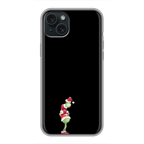 Чехол с рисунком «Гринч на чорном» для iPhone 14 Plus Чехол с рисунком «Гринч на чорном» для iPhone 14 Plus