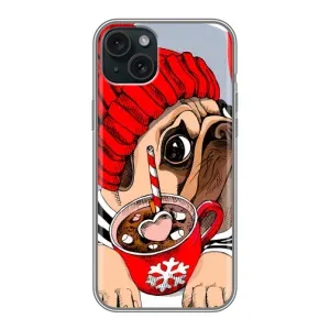 Бампер для iPhone 14 Plus з картинкою "Песики" (Сумний собака)