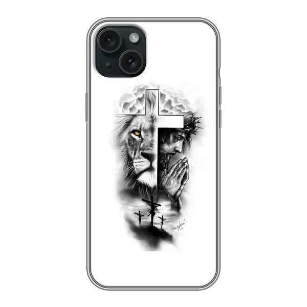 Чехол с рисунком «История Христа» для iPhone 14 Plus