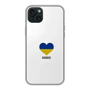 Чохли силіконові (Місто Харків) на Айфон 14 Плюс (Kharkiv)