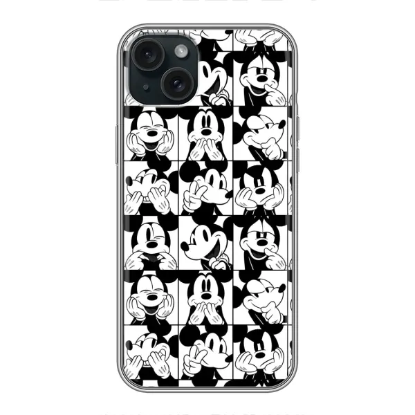 Чехол с рисунком «Коллаж Микки Маус» для iPhone 14 Plus