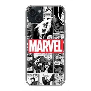 Силиконовый Чехол для iPhone 14 Plus (Комикс Марвел)