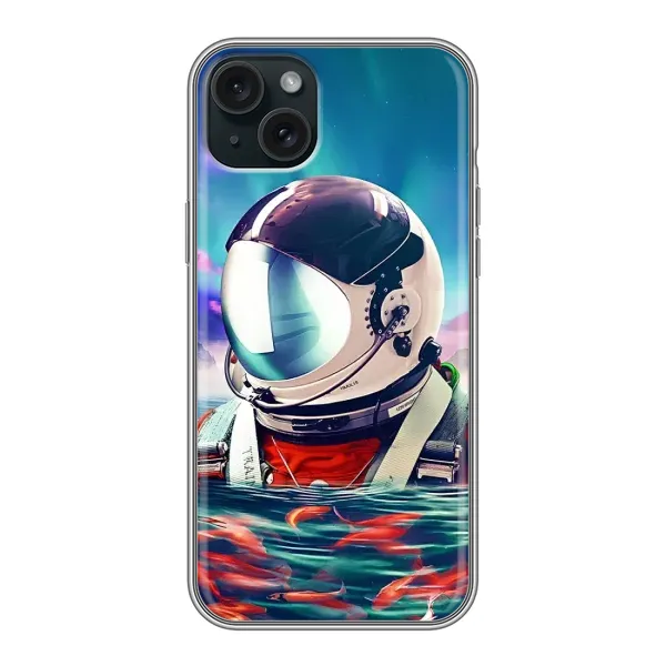 Чехол с рисунком «Космонавт в воде» для iPhone 14 Plus Чехол с рисунком «Космонавт в воде» для iPhone 14 Plus