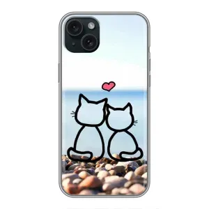 Силіконові Чохли Коханій людині для iPhone 14 Plus (Котейки)