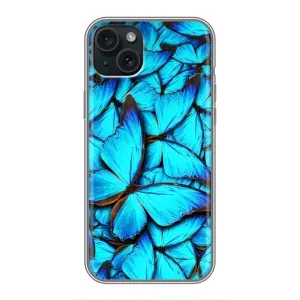 Силіконовий бампер з картинкою звірів для iPhone 14 Plus (Крила метеликів)