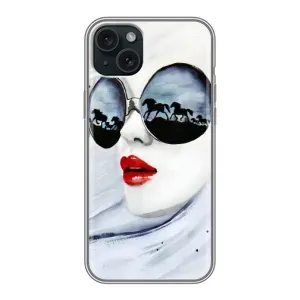 Чохол з картинкою Модні Дівчата iPhone 14 Plus (Любителька коней)