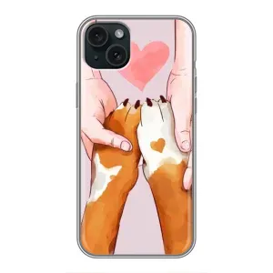 Чохол (ТПУ) Милі песики для iPhone 14 Plus (Любов до собак)