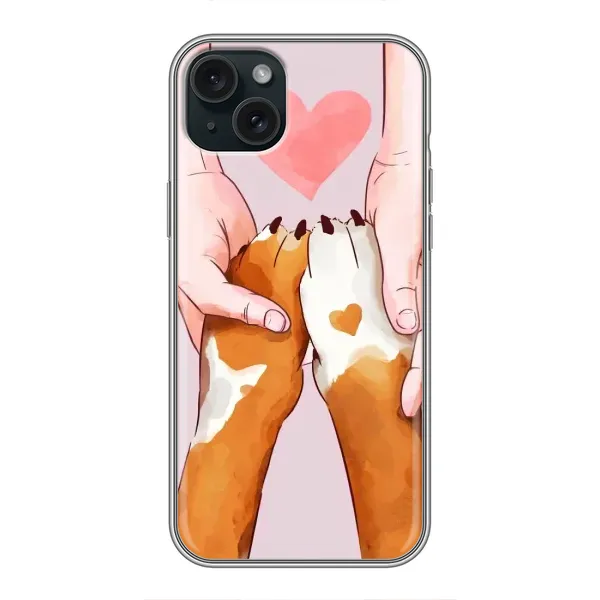 Чехол с рисунком «Любовь к собакам» для iPhone 14 Plus Чехол с рисунком «Любовь к собакам» для iPhone 14 Plus