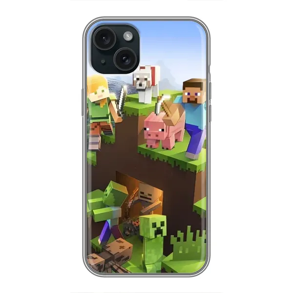 Чохол з малюнком «Майн-крафт» для iPhone 14 Plus Чохол з малюнком «Майн-крафт» для iPhone 14 Plus