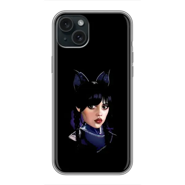 Чехол с рисунком «Милая Уэнсдей» для iPhone 14 Plus Чехол с рисунком «Милая Уэнсдей» для iPhone 14 Plus