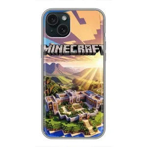 Чехол майнкрафт для iPhone 14 Plus (MINECRAFT)