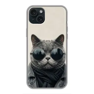 Чохол на тематику: Коти для iPhone 14 Plus (Модний кіт)